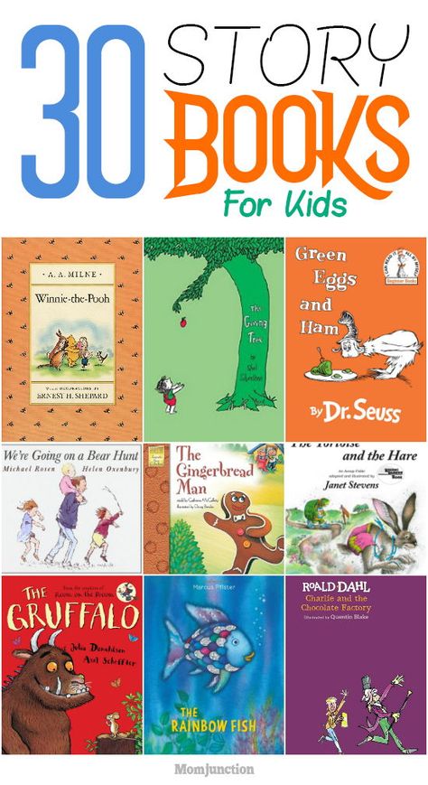 30 Interesting Story Books For Kids : MomJunction presents you an exhaustive list of the best short story books for kids in kindergarten. The books are popular, most of them classics, but all of them interesting. #kids #kidsstuff # books Short Story Books, Story Books For Kids, Popular Kids Books, Best Story Books, Picture Story For Kids, Baby Story Books, English Books For Kids, English Story Books, Popular Childrens Books