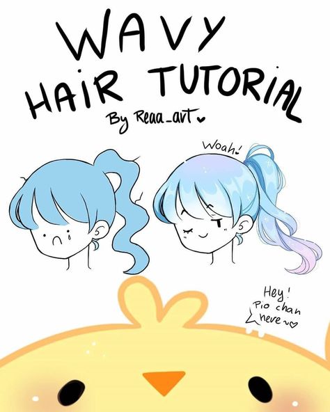 Procreate Free Brushes, Wavy Hair Tutorial, Art Tutor, Drawing Hair Tutorial, Free Brushes, Moe Anime, Paint Brush Art, Hand Drawing Reference, Art Tools Drawing