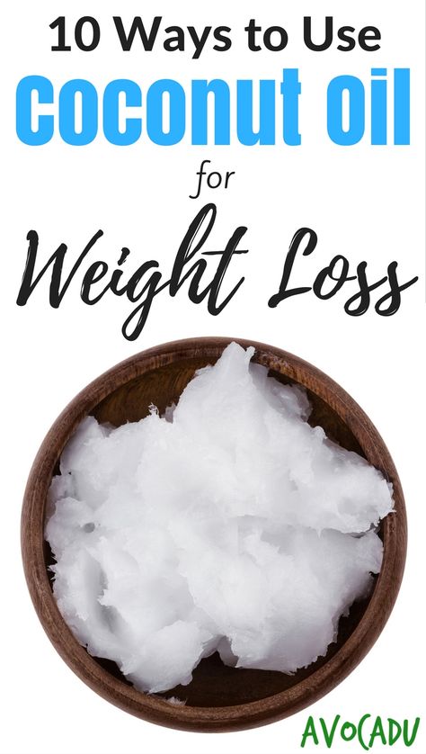 10 Ways to use coconut oil for weight loss! Add this healthy food to your diet today to lose weight fast! http://avocadu.com/coconut-oil-for-weight-loss/ Uses For Coconut Oil, Health Coconut Oil, Coconut Oil Recipes, Coconut Health Benefits, Coconut Oil Uses, Benefits Of Coconut Oil, Coconut Oil For Skin, Diet Keto, How To Eat Less