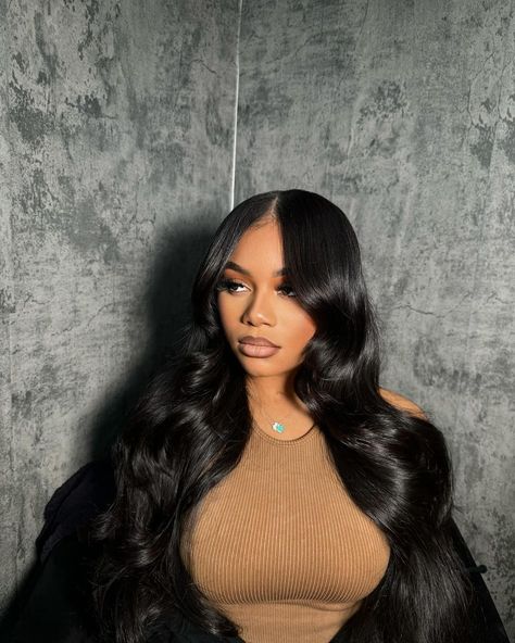 Flawless😍Love the amazing traditional install from stylist @deetoohollywood❣️  ✨ Bundle up for beautiful ✨  Follow @bombtress_hair for more hair inspirations💕    . . . . . . . . . . . . #explore #hairgoals #blackhairmag #naturalhairstyle #weaveologist #bundlesdeals #bundlesforsale #unprocessedhair #leaveoutsewin #quickweave #hairbundles #hairweaves #bodywavebundles  #bodywavehair #virginbundles #gluelessinstall #sewinweave #traditionalsewin #naturalsewin #sewins #atlweaves #atlbundles Frontal Wig Hairstyles, Sew In Hairstyles, Jet Black Hair, Loose Waves Hair, Quick Weave Hairstyles, Hair Laid, Body Wave Hair, Cornrow Hairstyles, Hair Stylist Life