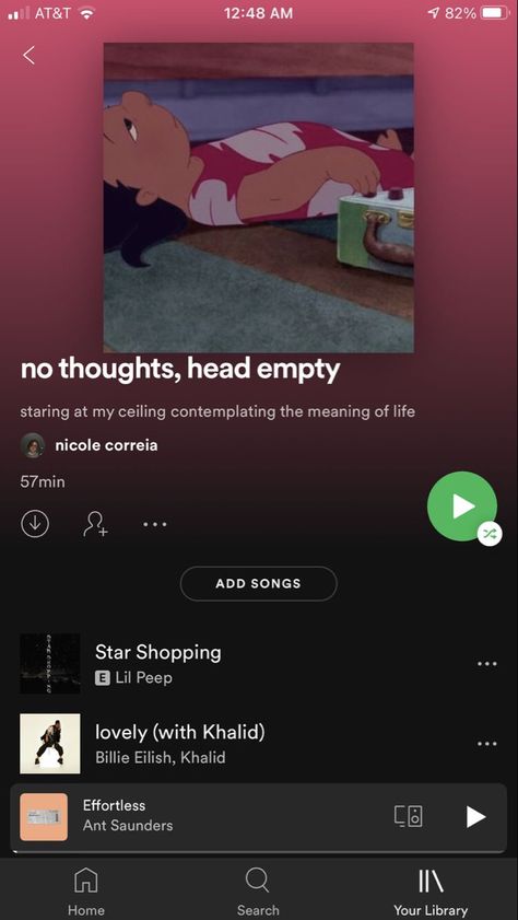 Spotify Description Ideas, Spotify Description, Description Ideas, No Thoughts Head Empty, No Thoughts, Playlist Names Ideas, Playlist Names, Guitar Chords For Songs, Playlist Ideas