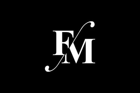 Fm Logo Design Ideas, Fm Logo, Fm Perfume, M Letter Images, Luxury Fonts, Logo Design Simple, J Names, Handwritten Logo, Best Nature Images