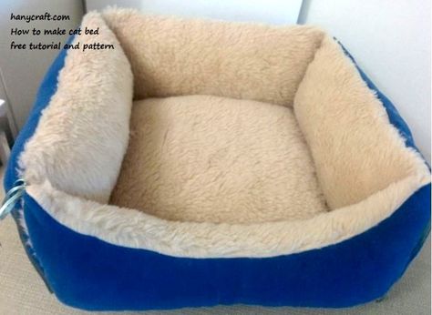 Here's the pet bed free sewing pattern and tutorial. This bed is washable in washing machine at 30-40 Centigrade degree. Also, so comfortable and easy to sew this pet bed. Pet Bed Diy, Diy Dog Bed Pillow, Dog Bed Sewing Pattern, Pet Bed Pattern, Cat Bed Pattern, Diy Cat Bed, Chat Diy, Diy Pet Bed, Tutorial Sewing