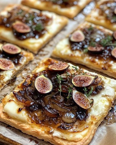 Recipes realm Fig Flatbread Recipes, Fig And Balsamic Boursin Recipes, Fig Preserves Appetizers, Dried Fig Recipes Healthy, What To Make With Figs, Fig Recipes Appetizers, Fig Focaccia, Fig Recipes Healthy, Poached Figs