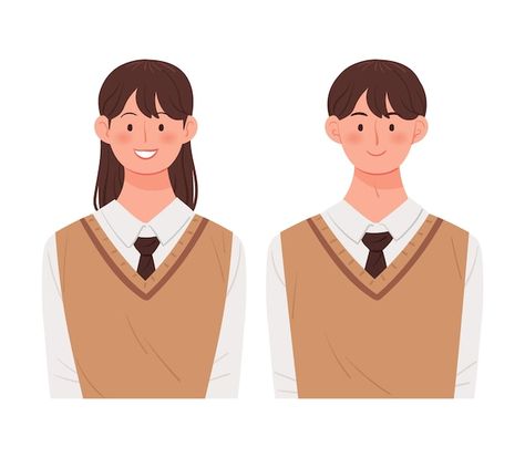 Vector korean student character vector i... | Premium Vector #Freepik #vector #student-uniform #smart-boy #student-cartoon #boy Uniform Illustration, Student Character, Student Uniform, Student Cartoon, Korean Student, Smart Boy, Boy And Girl Cartoon, Character Vector, Bad Girl Quotes