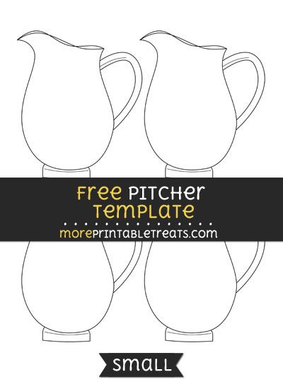 Free Pitcher Template - Small Pitcher Template Ceramics, Handbuilt Mugs Template, Pottery Pitchers Ideas, Templates For Clay Free Printable, Printable Pottery Templates, Clay Templates Patterns, Ceramic Templates Free Printable, Slab Pottery Templates Free Printable, Handbuilding Templates