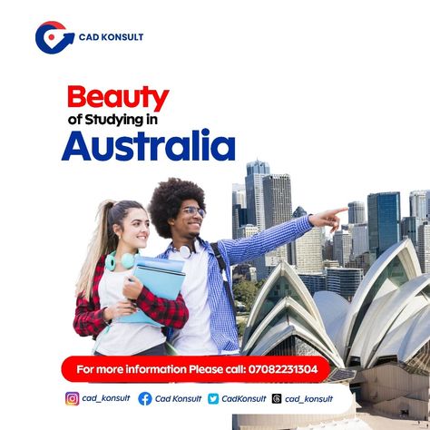 In Australia, Do you know International students studying in Australia for a Bachelor’s degree or higher can apply for a post-study work visa for two years. So you can even be a permanent resident after your study……….., Cad Konsult offers FREE ADMISSION PROCESSING and other FREE SERVICES. Send a DM or Click the lin in our bio . . . . #StudyAbroadAustralia #AustralianEducation #StudyInAustralia #StudyInOz #StudyDownUnder #AustralianUniversities #InternationalStudentsAustralia #StudyAbroa... Study Abroad Australia, Study In Australia, Student Studying, International Students, Did You Know, University, How To Apply, Australia, Education