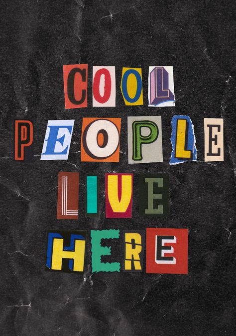 Cool People Live Here Poster, Cool People, Apartment Decor Inspiration, Apartment Decor, Stranger Things, Decor Inspiration, Printed Items, Entryway, Digital Prints