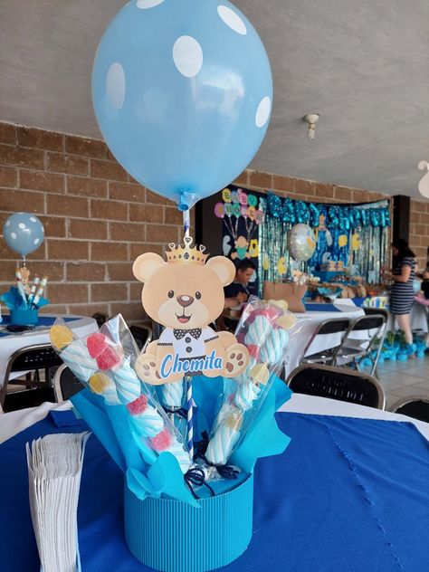 Baby Boy Centerpieces, Recuerdos Para Baby Shower, Diy Baby Shower Centerpieces, Baby Luna, Diy Baby Shower Decorations, Unisex Baby Shower, Diy Birthday Gifts For Friends, Baby Shawer, Happy Party