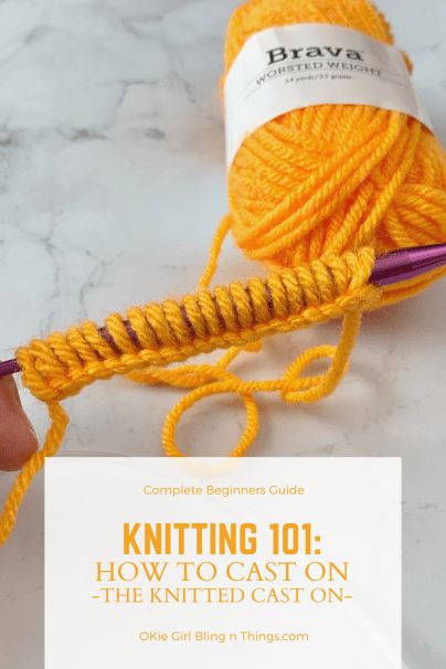 How To Start Knitting Cast On, How To Cast On Knitting For Beginners, Casting On Knitting Easy, Cast On Knitting Tutorials, Knitting Cast On Methods, Knit Stitches For Beginners, Okie Girl, Casting Off Knitting, Prayer Shawl Patterns