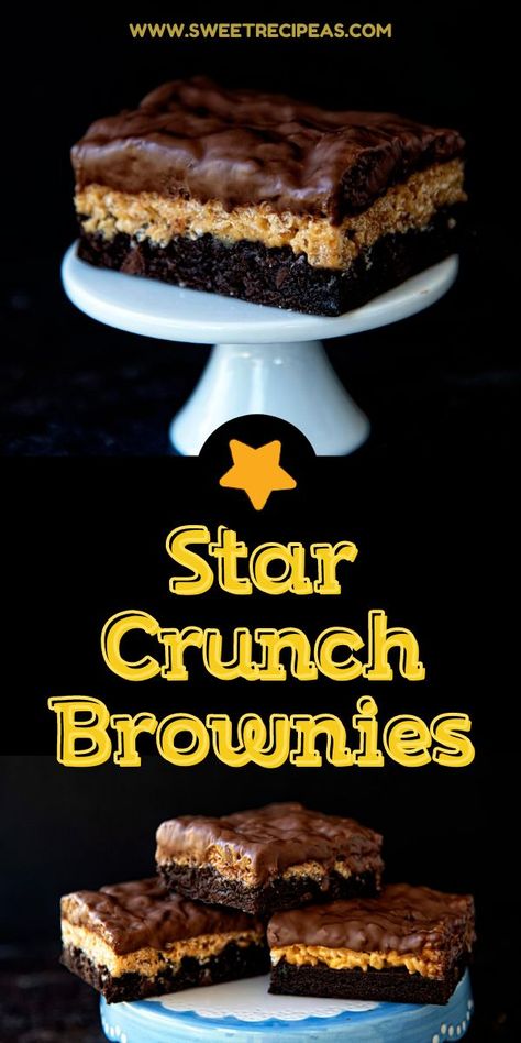 Crunch Brownies, Star Crunch, Little Debbie Snack Cakes, Cheesecake Oreo, Homemade Strawberry Sauce, Recipe Categories, Homemade Snickers, Easy Gluten Free Desserts, Dipped In Chocolate