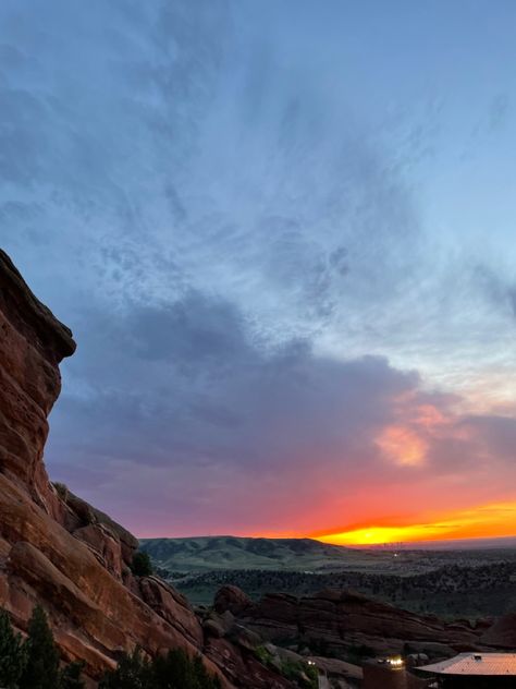 Red rocks Colorado sunrise Colorado Sunrise, Red Rocks Colorado, Sunrise Wallpaper, Red Rocks, Red Rock, Denver, Colorado, Vision Board, Red