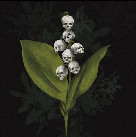 Arte Punk, Witchy Wallpaper, Creepy Art, Memento Mori, Surreal Art, Lily Of The Valley, Tattoo Inspo, Dark Art, Art Boards