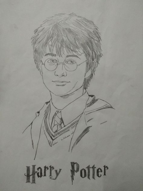 Best Pencil Sketch Images, Harry Potter Pencil Sketches, Harry Potter Portrait Drawing, Harry Potter Pencil Drawings, Harry Potter Sketch Ideas, Harry Potter Characters Drawings, Harry Potter Art Drawings Sketches, Harry Potter Sketches Easy, Sketch Of Harry Potter