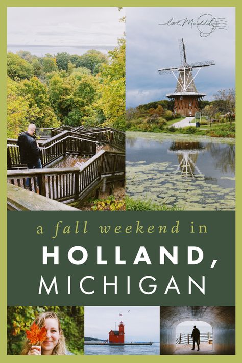 A fall weekend in Holland, Michigan — love, Maddily Saugatuck Michigan Fall, Holland Michigan Fall, Michigan In The Fall, Holland Michigan Tulip Festival, Heber Valley Railroad, Michigan Bucket List, Michigan Camping, Visit Detroit, Saugatuck Michigan