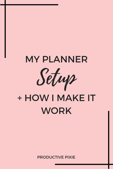 How To Set Up Planner, Setting Up My Planner, Planner Set Up, Basic Bujo Setup, 2024 Planner Setup, Bullet Journal Setup, How To Be More Organized, Work Productivity, Planner Setup