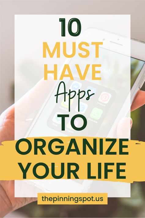 Here are the 10 best apps to organize your life consisting of the top 10 apps designed to help you stay on top of your tasks, appointments & goals that include free apps to help you organize your lif as well as the best apps to help you organize your life seamlessly whether you need help with scheduling, finances task management etc. This post covers everything you need to know about the top 10 apps for life organization so click through to optimize your life and achieve your goals effortlessly. Apps To Organize Your Life, Things 3 App, Apps To Help Organize Your Life, Apps For Organization, Best Organization Apps, Habit App, Organize 365, Must Have Apps, Good Apps To Download