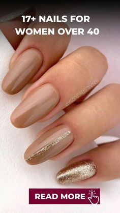 Neutral Gel Manicure Ideas, Nail Ideas For 50 Year Olds, Sofisticated Nails Classy, Timeless Nails Classy, Nails For Older Women Over 50 Nailart, Elegant Nail Designs 2024, Nails For Older Women, Chic Nails Elegant, Nail Colors That Make You Look Tan