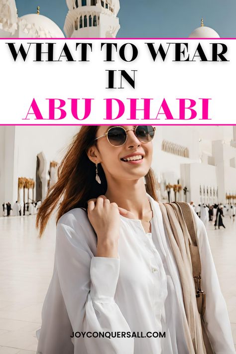 Get some great ideas from this post about what to wear in Abu Dhabi! Uae Outfit Abu Dhabi, Abu Dhabi Outfits What To Wear, What To Wear In Abu Dhabi, Grand Mosque Abu Dhabi Outfit, Abu Dabi Outfits Ideas, Dubai Mosque Outfit, What To Wear In Dubai Outfits, Abu Dhabi Outfits, Dubai Outfit Ideas For Women