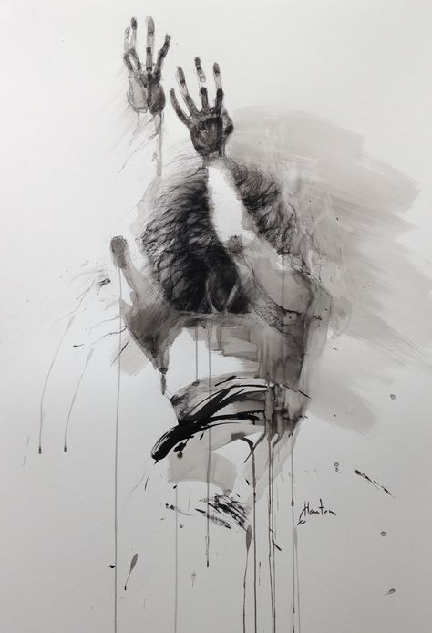 ewa hauton ink on paper 70x100cm https://www.facebook.com/ewahauton/ Ewa Hauton, رعب نفسي, Charcoal Art, Odaiba, A Level Art, Ink On Paper, Charcoal Drawing, Pics Art, Ink Painting