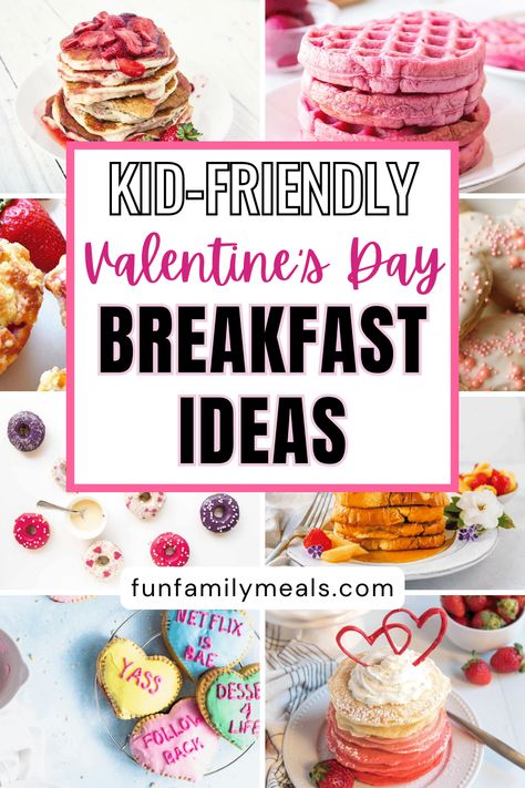 Help make this Valentine’s Day extra special with one of these cute Valentine’s Day breakfast ideas for kids! Kids Holiday Recipes, Valentines Food Dinner, Breakfast Ideas For Kids, Valentines Breakfast, Valentines Snacks, Valentine Desserts, Valentine Dinner, Kids Holiday, Valentine's Day Recipes