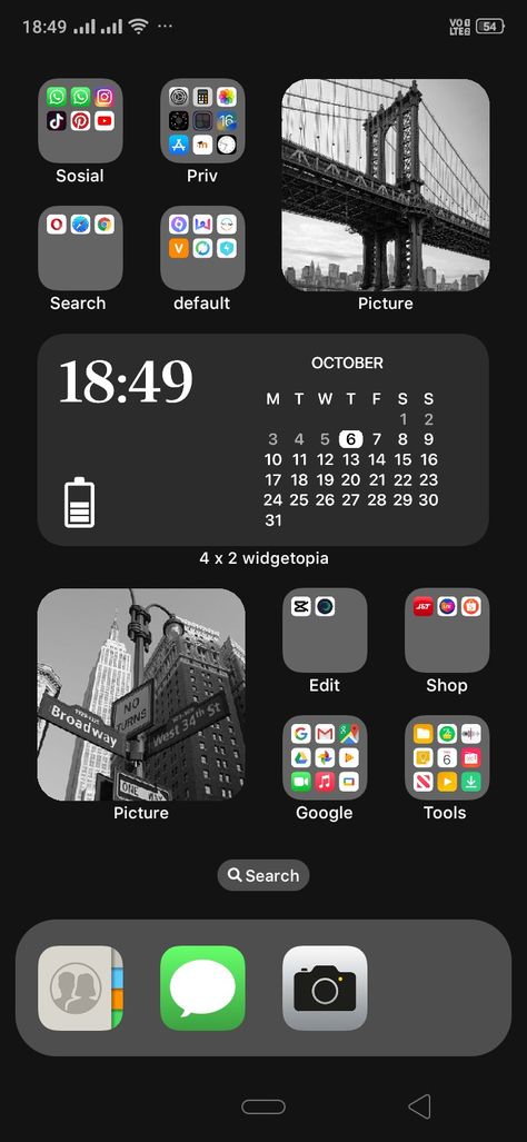 Iphone Home Screen Theme Ideas, Iphone Cool Wallpaper For Guys, Cool Widgets Iphone Ideas, Phone Backgrounds For Guys, Home Screen Setup Iphone, Best Home Screen Wallpapers For Iphone, Dark Aesthetic Iphone Home Screen Layout, Cool Phone Layouts, Men’s Iphone Homescreen