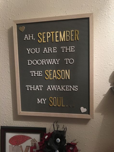 September Word Board, September Message Board Quotes, Letterboard September, September Felt Board Quotes, September Letterboard, Funny Autumn Letter Board Quotes, September Letterboard Quotes, Fall Memo Board Quotes, September Quotes