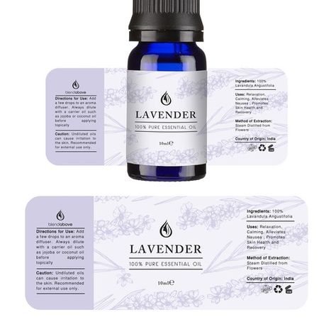 Label for Lavender Essential Oil **BONUS Opportunity** Product label contest design#product#label#Ollexir Medical Bottle Design, Cosmetic Product Label Design, Essential Oils Packaging Design, Lavender Packaging Design, Essential Oil Label Design, Lables Idea Design, Essential Oil Packaging Design, Product Label Design Ideas, Lavender Packaging