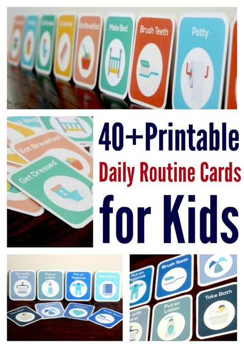 These printable routine cards made our toddler routines so much easier! | Stay at home mom schedule | Toddler schedule | Printables Stay At Home Mom Schedule, Daily Routine Cards, Toddler Routine, Routine Cards, Toddler Schedule, Mom Schedule, Education Positive, Kids Schedule, Confidence Kids