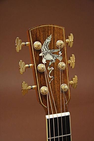 Another masterpiece of art .  I love Larrivee guitars Larrivee Guitars, Headstock Design, Pegboard Design, Music Tools, Guitar Headstock, Resonator Guitar, Instruments Art, Number Eight, Stock Design