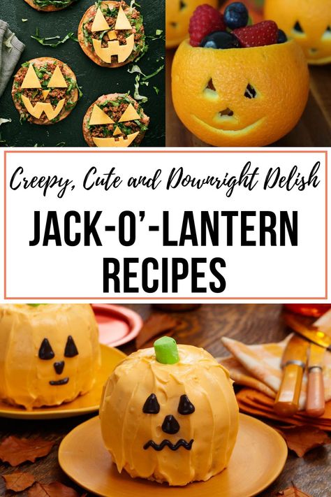 Jack-o-Lantern Recipes for Halloween #jackolantern #halloween #pumpkin Jack O Lantern Peppers, Stuffed Peppers Jack O Lantern, Stuffed Bell Peppers Jack O Lantern, Jack O Lantern Peppers Halloween Dinner, Bell Pepper Jack-o-lanterns, Clever Costumes, Cheese Tray, Halloween Facts, Scary Faces