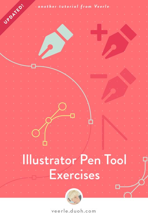 Get yourself familiar with the Pen Tool. With these Pen Tool exercises (downloadable Ai document), you'll be able to practice until you really master it. Adobe Illustrator Practice Exercises, Illustrator Pen Tool Exercises, Adobe Illustrator Pen Tool Practice, Graphic Design Tools Illustration, Pen Tool Illustrator Practice, Adobe Illustrator Practice, Illustrator Exercises, Pen Tool Practice, Pen Tool Illustrator