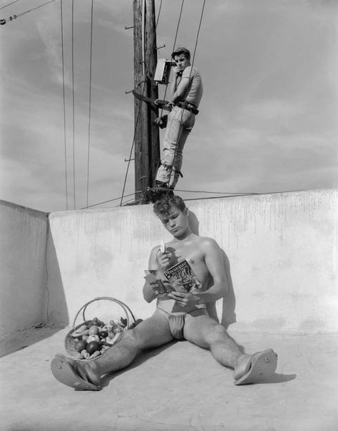 Bob Mizer, Athletic Models, Scantily Clad, Queer Art, Gelatin Silver Print, Male Figure, Gay Art, Film Stills, Male Body