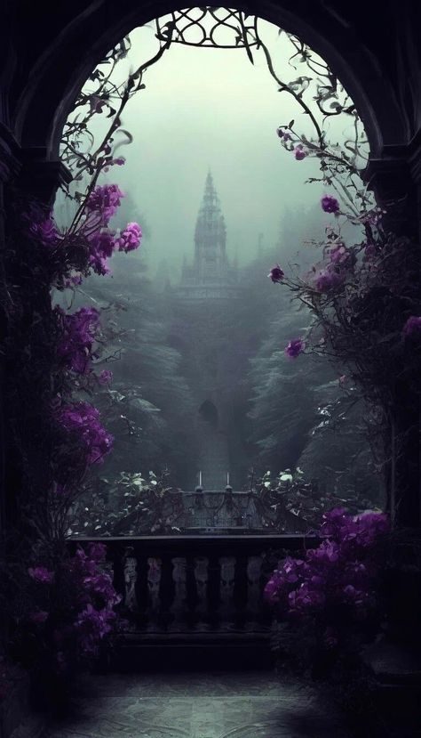 Gothic Fantasy Landscape, Gothic Landscape, Gothic Fairytale, Facts About Halloween, Dark Castle, Halloween Facts, Castle Aesthetic, Dark Fairytale, Pastel Decor