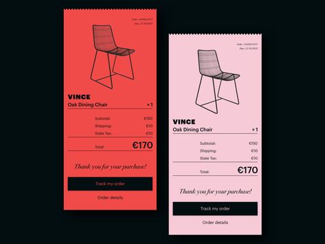 Web Design Layouts, Receipt Design, Elena Perminova, Gfx Design, 달력 디자인, Mobile Ui Patterns, Ui Patterns, Ticket Design, 카드 디자인