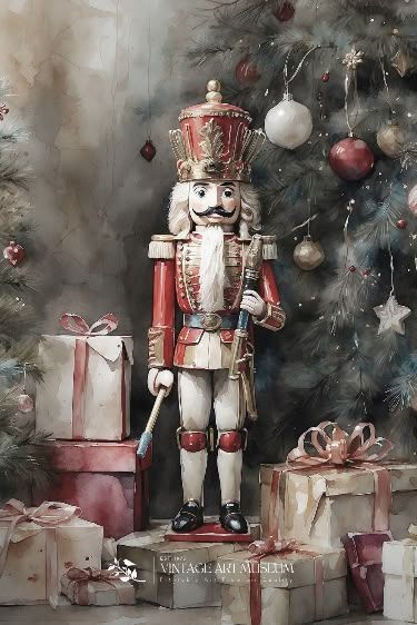 Vintage Nutcracker Delight: Christmas Printable Art Christmas craft ideas #christmascraftideas Christmas craft idea #christmascraftidea #christmas #craft #idea merry christmas #merrychristmas 10.47 Free Christmas Crafts, Christmas Printable Art, Vintage Nutcracker, Vintage Christmas Crafts, Vintage Nutcrackers, Christmas Craft Ideas, Xmas Tree Ornament, Christmas Printable, Christmas Ornament Crafts