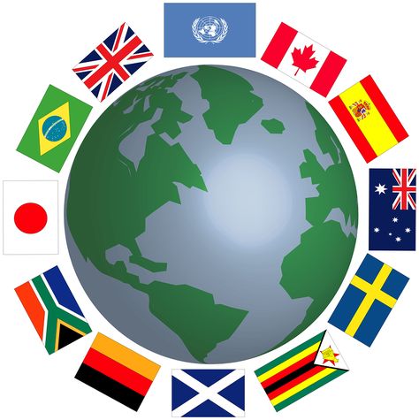 Flags Of The World - ClipArt Best Pictures Of Flags, World Clipart, Around The World Theme, Countries And Flags, International Flags, Kids Around The World, World Party, Singing Time, World Geography