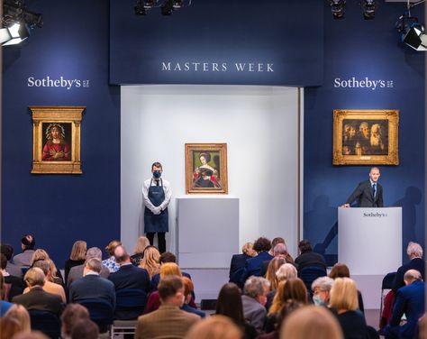 $45 M. Botticelli Fuels $91 M. Old Masters Sale at Sotheby’s – ARTnews.com Art Auction Aesthetic, Hammer Aesthetic, Auction Aesthetic, Art Perspective, The Calm Before The Storm, Artemisia Gentileschi, Sandro Botticelli, Francisco Goya, Couple Painting