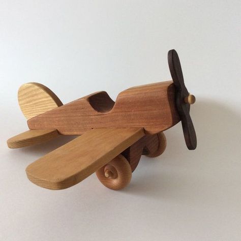 Wood Airplane Toy, Kids Airplane Crafts, Wood Airplane, Wooden Toys Diy, Toy Airplane, Airplane Kids, Wooden Toys Design, Wooden Airplane, Wooden Plane