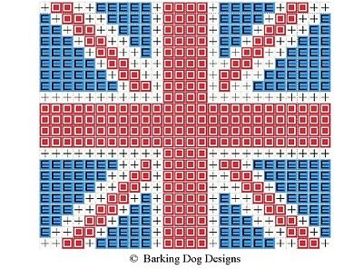 Crafting with dogs: Union Jack Pincushion Union Jack Crochet Pattern, British Cross Stitch Patterns, Crochet Union Jack Pattern, Union Jack Crochet, Crochet Union Jack, British Cross Stitch, London Cross Stitch Pattern, Flag Cross Stitch Pattern, Flag Cross Stitch