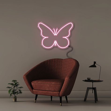 #NeonLightSigns #BrightIdeas #NeonSigns #BrightIdeas Butterfly Sign, Neon Butterfly, Salon Lighting, Cheap Room Decor, Neon Signs Quotes, Bar Outdoor, Neon Wall Signs, Butterfly Lighting, Love Neon Sign