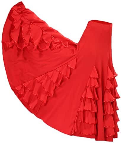 Amazon.com: flamenco skirt Flamenco Dresses, Modern Ballroom, Standard Dance Dress, Flamenco Costume, Waltz Dance, Standard Dance, Dance Competition Dress, Flamenco Skirt, Tango Skirt