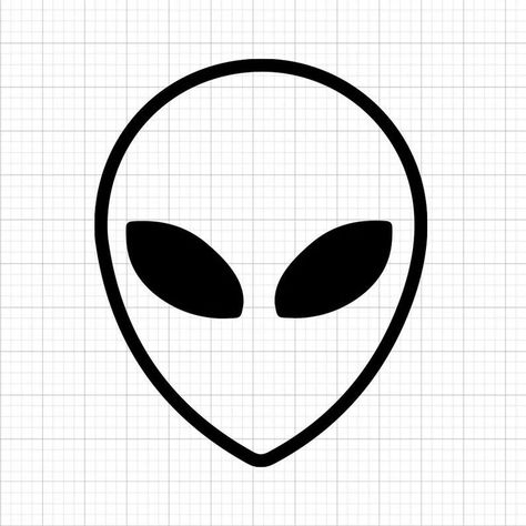 Excited to share the latest addition to my #etsy shop: Alien Svg, svg files, svg files for cricut, svg cricut, svg images, svg designs, Cut Files Cricut, Digital Download, Silhouette Svg https://etsy.me/3yUoLb5 #cardmakingstationery #svgcutfile #svg #silhouettecameo #cricut #svgfilesforcricut #svgfiles #svgforshirts #svgdesigns Alien Svg, Beginner Tattoos, Alien Face, Image Svg, Do It Yourself Projects, Tattoo Stencils, Silhouette Svg, Doodle Drawings, Svg Cricut