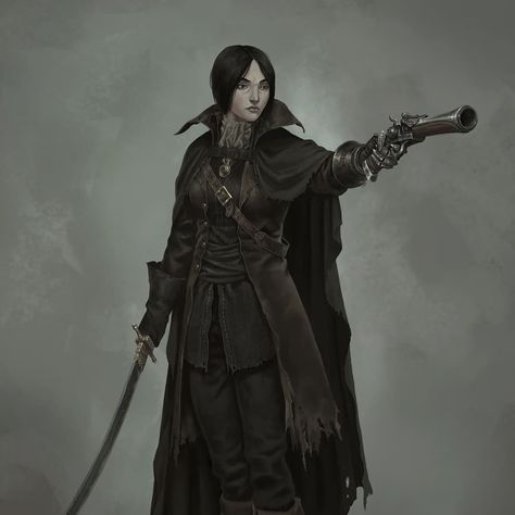 Another Hunter done in @bigchildcreatives for the awesome #bloodborne board game by @cmongames, this one is a huntress with the Charred set… Female Vampire Hunter Art, Female Vampire Hunter, Blood Hunter, Female Hunter, Hunter Art, Bloodborne Art, Female Vampire, Darkest Dungeon, Character And Setting