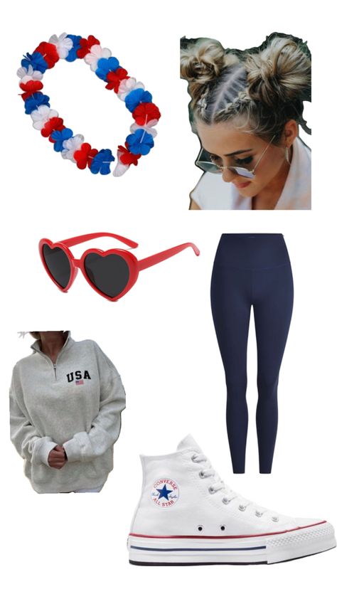 Usa Day Spirit Week Outfit, Spirit Week Outfits, Cute Group Halloween Costumes, Blue Outfits, Spirit Week, Group Halloween Costumes, Football Game, Blue Outfit, Red White And Blue