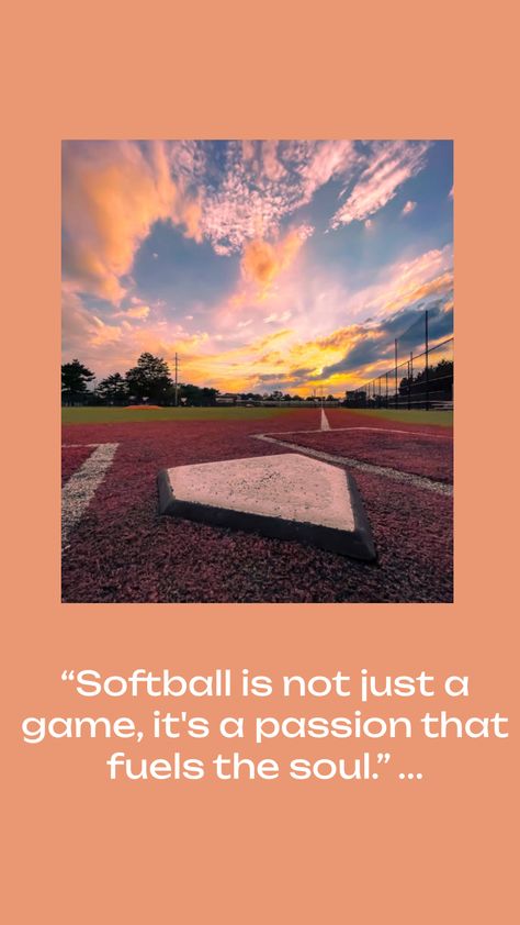 #softball #sports #quotes Cute Softball Quotes, Softball Quotes, Softball Life, Secret Sisters, Sports Quotes, Just A Game, Softball, Sports, Quotes