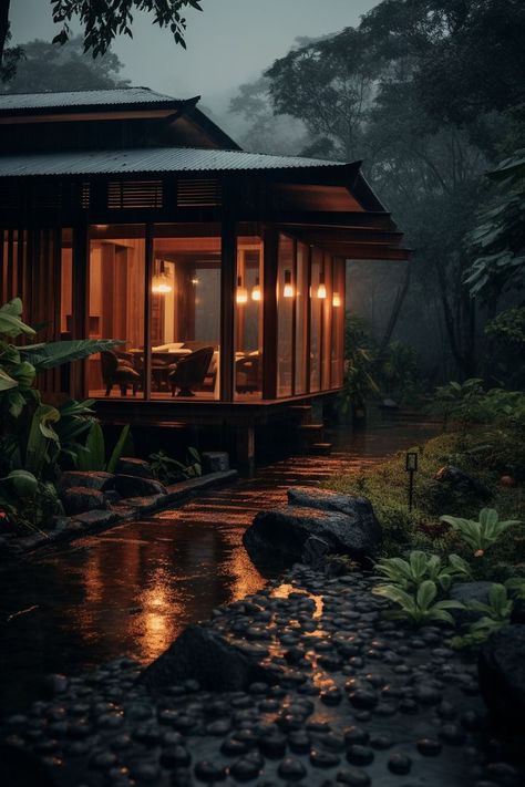 autumn aesthetic Cottage In The Woods Aesthetic, Cabin In The Woods Aesthetic, Cozy Cabin Aesthetic, Autumn Cabin, Cozy Cabin In The Woods, Cabin Aesthetic, Cottage Room, Cabin Exterior, Kerala House Design