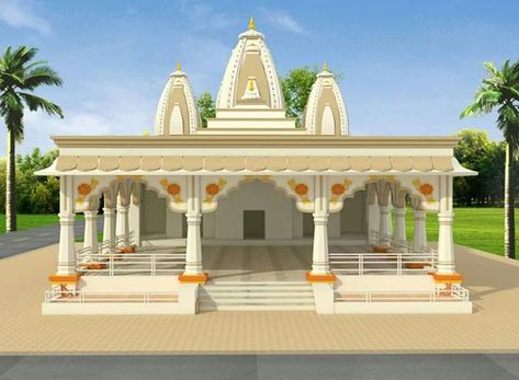 Temple Plan, Dk Photography, Hindu Mandir, Puja Ghar, Site Plan Design, Hand Art Kids, 2bhk House Plan, Indian Temple Architecture, Indian House Plans