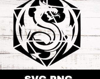 Glass Etching Patterns, Dragon Svg, Diy Cnc Router, Dragon Silhouette, Shop Vinyl, Dnd Dragons, Modern Tattoos, Dnd Dice, Cricut Tutorials