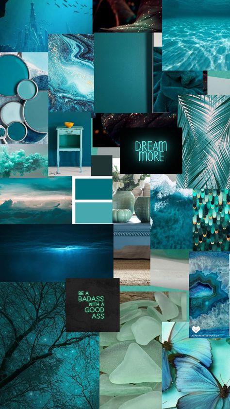 Aquamarine Room Ideas Bedrooms, Luxury Spa Design, Aqua Room, Royal Room, Colours That Go Together, Teal Decor, Teal Bedroom, Blue Color Combinations, Flower House